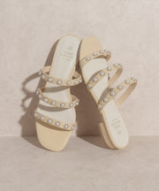 Oasis Society Valeria Pearl Flat Sandals