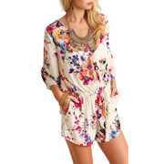 Romper with Floral Print