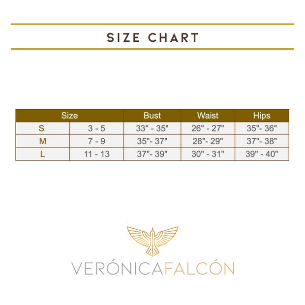 Size Chart,Verónica Falcón, Boutique, Dress, Floral Printed Dress, Blue, Pink